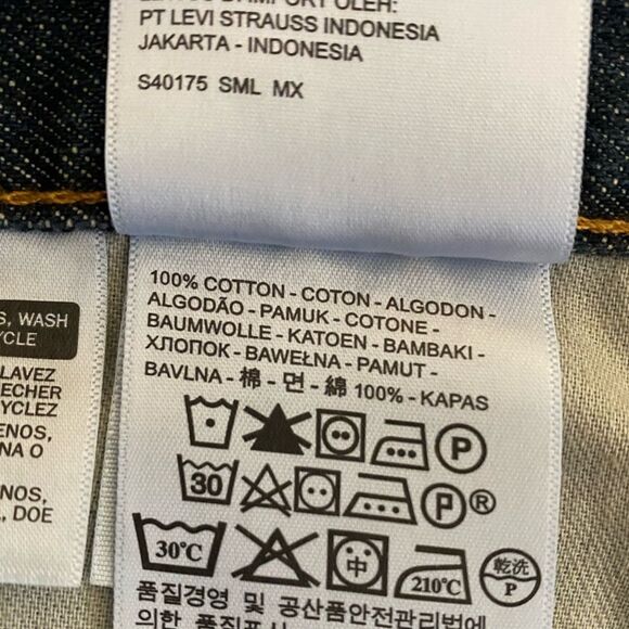 NWT Levi's 550 Big & Tall Relaxed Fit Men's Jeans Size 46x34 Non-Stretch Blue - Picture 16 of 16